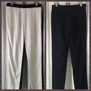 Neil Barrett Black & White Casual Pants Size 28